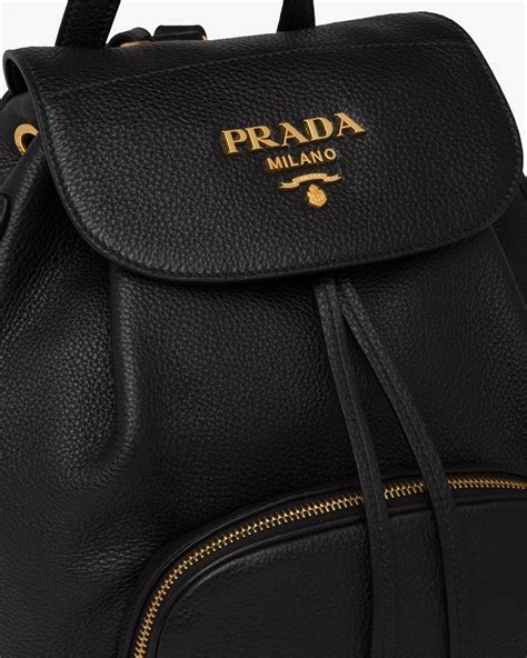 prada leather backpack pre owned|prada leather backpack price.